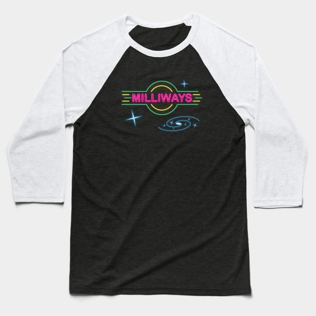 Milliways Baseball T-Shirt by Godot